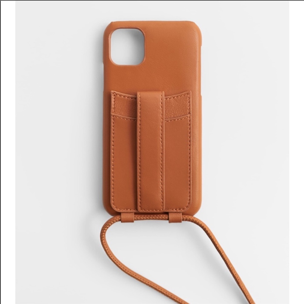 ZARA LEATHER STRAP IPHONE CASE